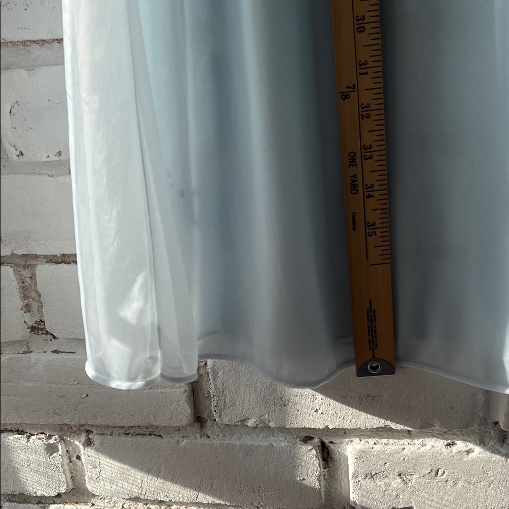 Light Blue Lace-Trim Nightgown flowy sleeved dress - out of stock - Picture 12 of 12